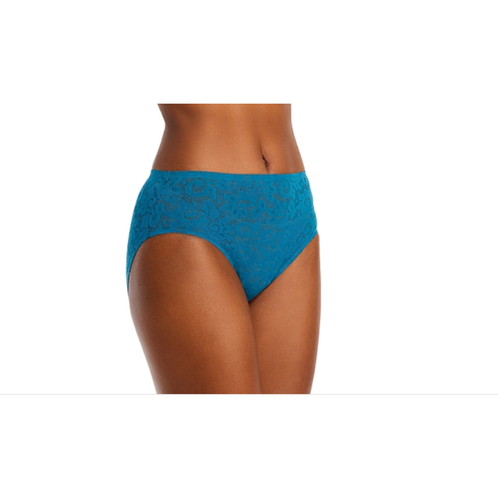 TC Fine Intimates Lace Hi-Cut Brief Blue Coral Size S 1398